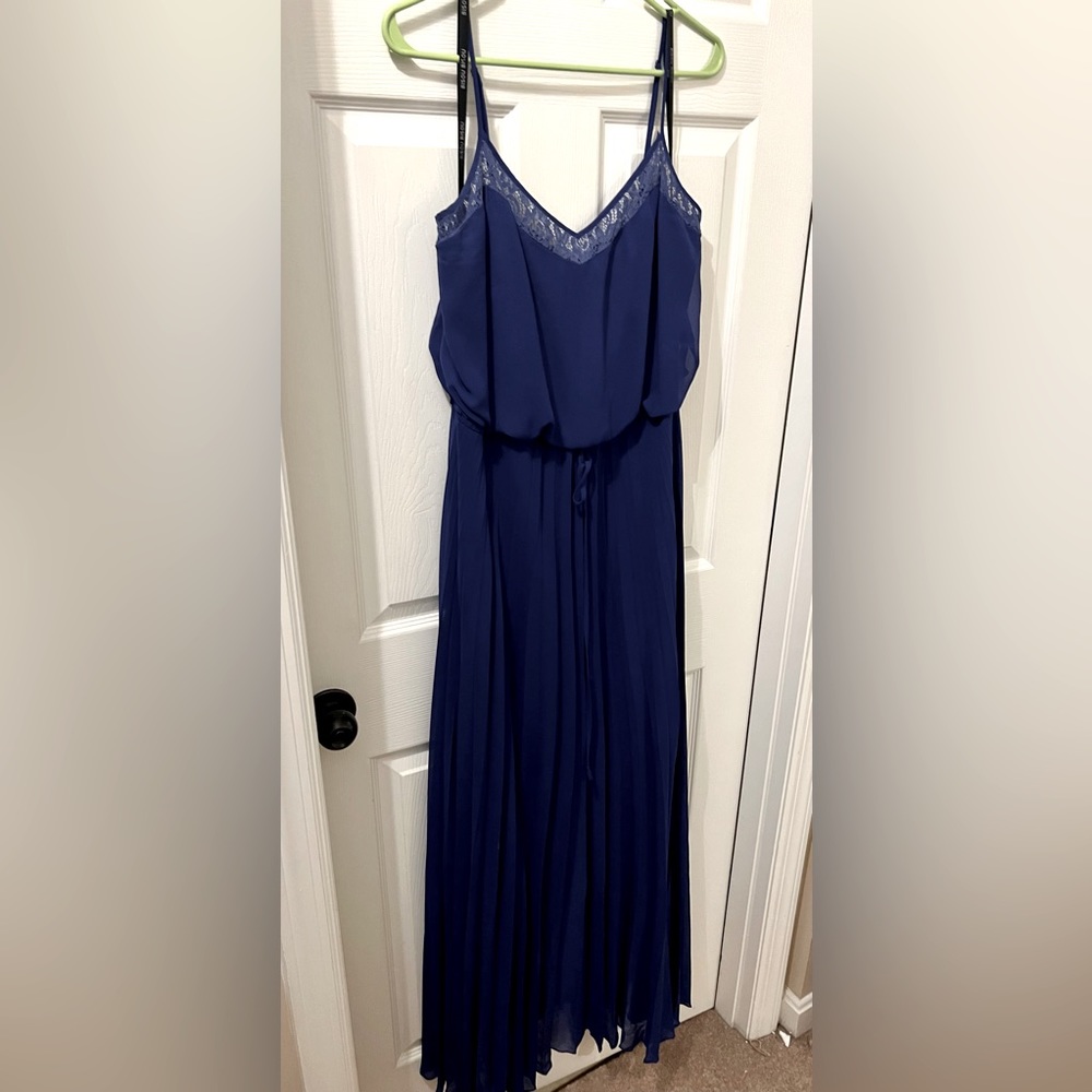 Bisou Bisou Blue Maxi Dress size 16